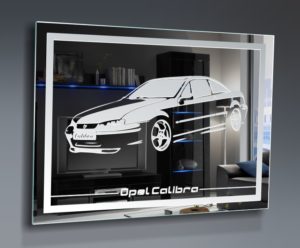 OPEL CALIBRA Spiegel Bild Design Deko tuning Art Schild