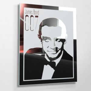 007 James Bond Motiv Bild Leinwand Spiegel Deko Film DVD