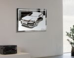 Opel Astra tuning Motiv Spiegel Gravur Bild Design Glasbild Dekoration