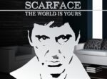 TONY MONTANA SCARFACE Motiv Bild Leinwand Spiegel Deko Film DVD