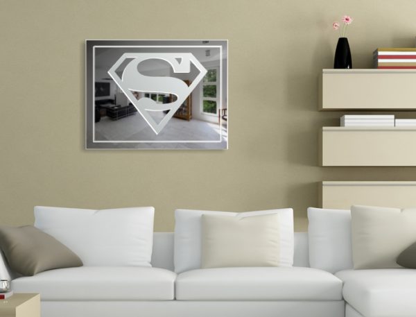 SUPERMAN Motiv Bild Leinwand Deko Film Spiegel
